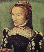 CORNEILLE DE LYON Portrait of Gabrielle de Roche-chouart Sweden oil painting artist